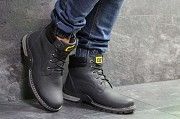 Мужские ботинки зимние темно синие Caterpillar 6937 Мелитополь