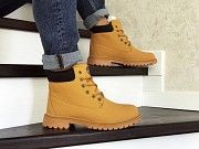 Мужские зимние ботинки горчичные Timberland 8547 Мелитополь