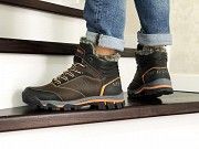 Мужские зимние ботинки коричневые Merrell 8624 Мелитополь