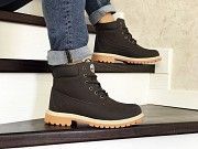 Мужские зимние ботинки коричневые 8545 Мелитополь