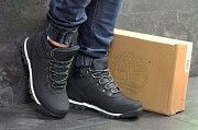 Мужские зимние ботинки темно синие Timberland 6829 Мелитополь
