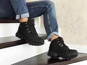 Мужские зимние ботинки черные 8535 Мелитополь