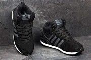 Мужские зимние кроссовки Adidas Neo ченые 3543 Мелитополь