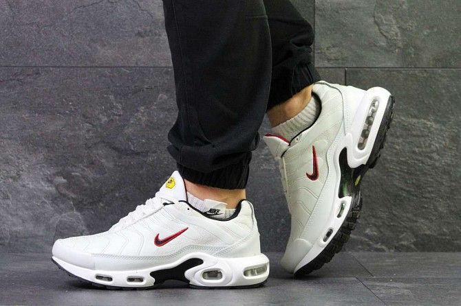 Мужские зимние кроссовки белые Air Max Tn 6610 Мелитополь - изображение 1