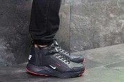 Мужские зимние кроссовки темно синие Huarache 6774 Мелитополь