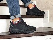 Мужские зимние кроссовки темно синие с красным Merrell 8716 Мелитополь
