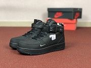 Мужские зимние кроссовки черные Air Force 8590 Мелитополь
