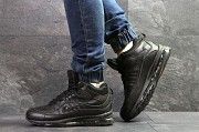 Мужские зимние кроссовки черные Air Max 98 6903 Мелитополь