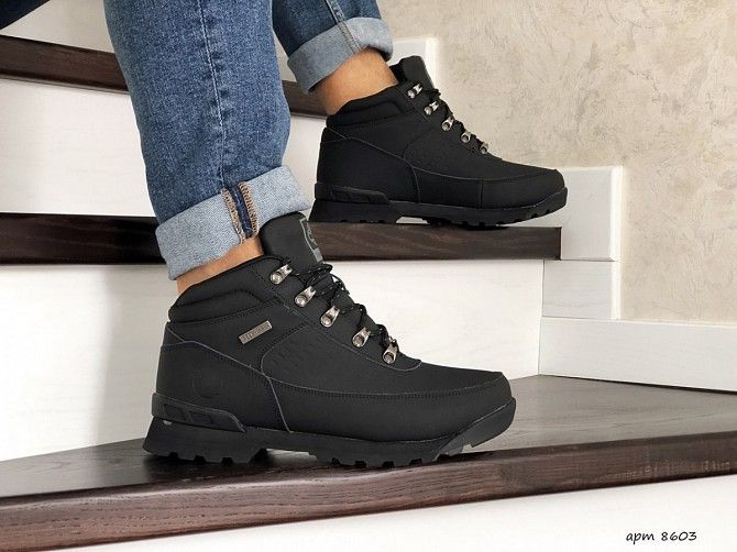 Мужские зимние кроссовки черные Timberland 8603 Мелитополь - изображение 1