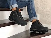 Мужские зимние кроссовки черные с оранжевым Timberland 8604 Мелитополь