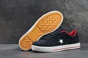 Мужские кеды Converse All Star темно синие с белым 3941 Мелитополь