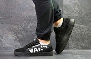 Мужские кеды черные Vans 7163 Мелитополь