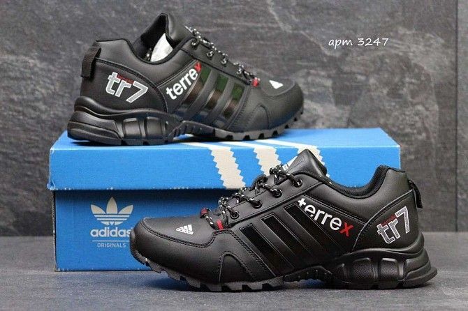Мужские кроссовки Adidas TR7 черные 3247 Мелитополь - изображение 1