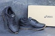 Мужские кроссовки Gel черные РП-3775 Мелитополь