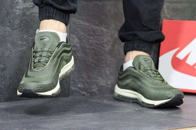 Мужские кроссовки Air Max 97 зеленые 3835 Мелитополь - изображение 1