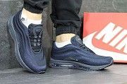 Мужские кроссовки Air Max 97 темно синие с серым 3836 Мелитополь