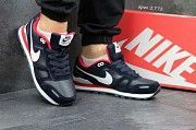 Мужские кроссовки Nike Waffle Trainer темно синие 2772 Мелитополь