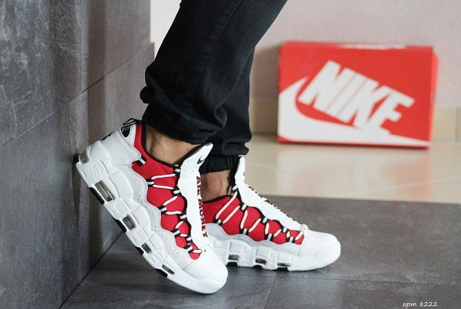 Мужские кроссовки белые Nike Air More Money 8222 Мелитополь - изображение 1