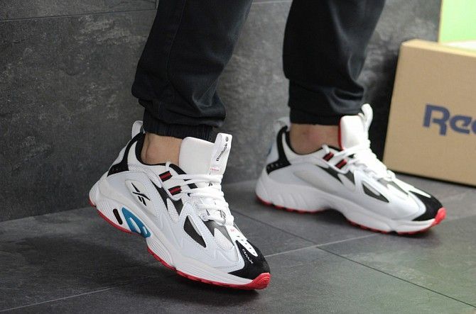 Мужские кроссовки белые Reebok Dmx 8055 Мелитополь - изображение 1