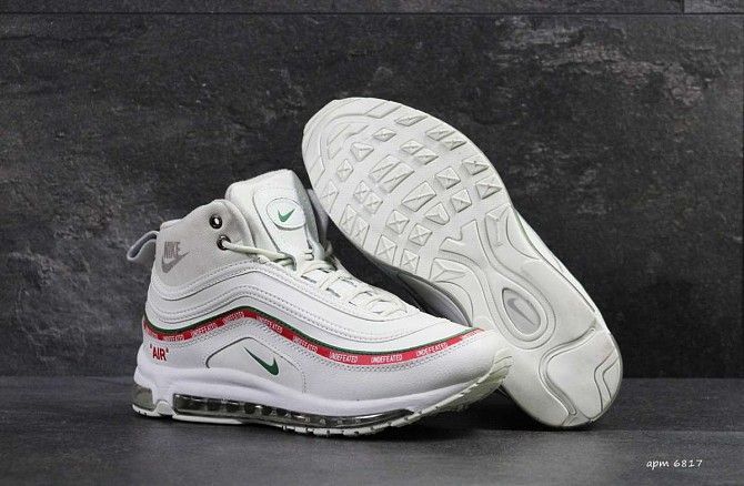 Мужские кроссовки белые Зима Nike 97 6817 Мелитополь - изображение 1