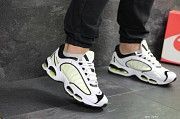 Мужские кроссовки белые с салатовым Nike Air Max 7690 Мелитополь
