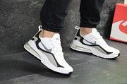 Мужские кроссовки белые с черным Air Max 270 React 7710 Мелитополь