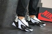 Мужские кроссовки белые с черным Nike Zoom 2K 8168 Мелитополь