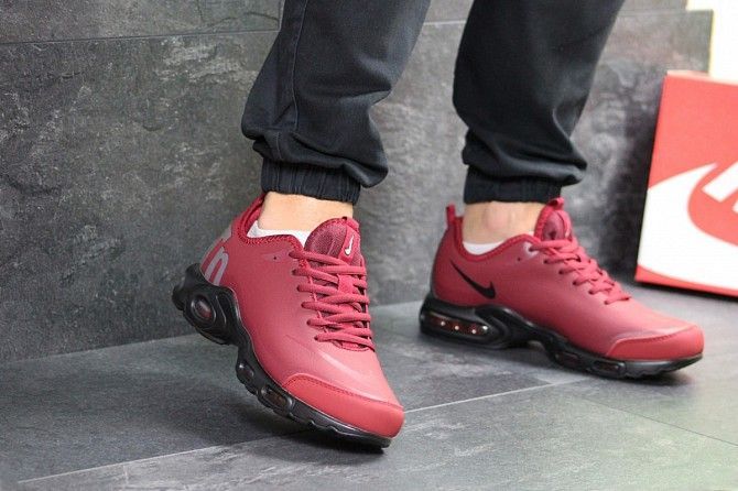 Мужские кроссовки бордовые Nike Air Max TN 7270 Мелитополь - изображение 1