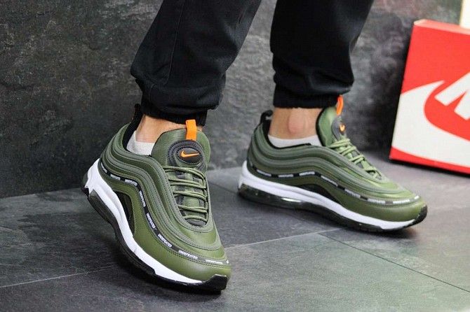 Мужские кроссовки зеленые Air Max 97 7103 Мелитополь - изображение 1