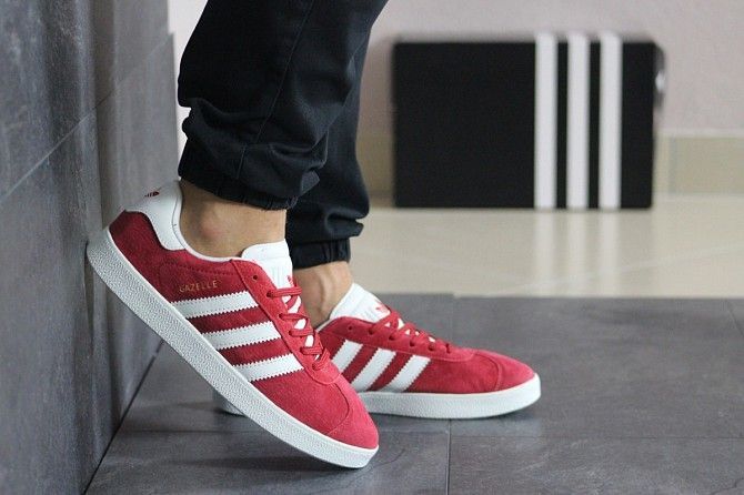 Мужские кроссовки красные Gazelle 8494 Мелитополь - изображение 1