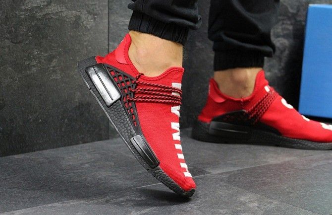 Мужские кроссовки красные Nmd Human Race 7495 Мелитополь - изображение 1