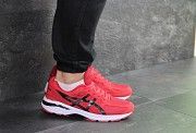 Мужские кроссовки красные Asics 7424 Мелитополь