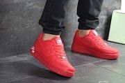 Мужские кроссовки красные Air Force 1 8095 Мелитополь