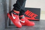 Мужские кроссовки красные Air Force 1 8195 Мелитополь