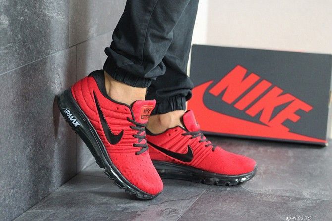 Мужские кроссовки красные Air Max 2017 8175 Мелитополь - изображение 1