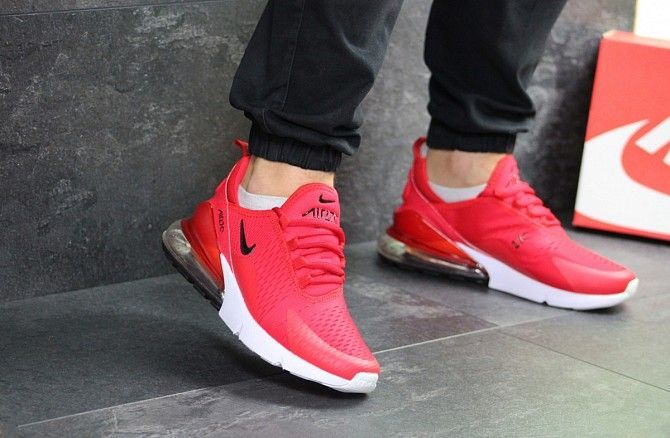 Мужские кроссовки красные Air Max 270 7368 Мелитополь - изображение 1