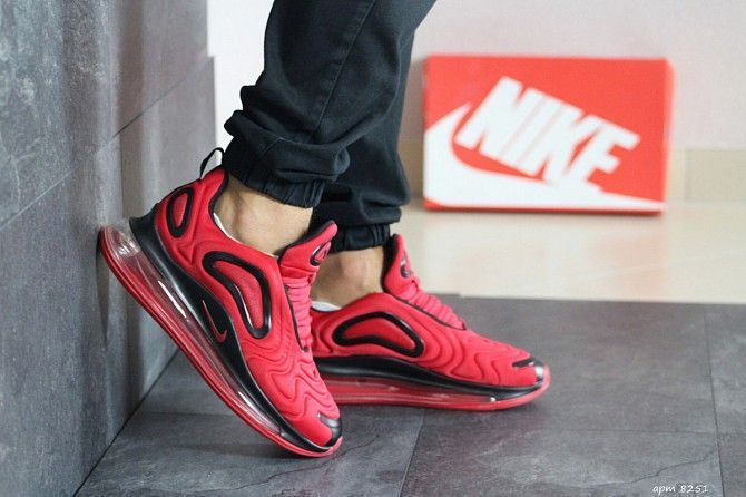 Мужские кроссовки красные Air Max 720 8251 Мелитополь - изображение 1