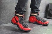 Мужские кроссовки красные с черным Air Foamposite Pro 8136 Мелитополь