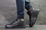 Мужские кроссовки на зиму темно синие Air Jordan 6909 Мелитополь