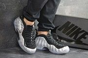 Мужские кроссовки серебро с черным Air Foamposite Pro 8139 Мелитополь