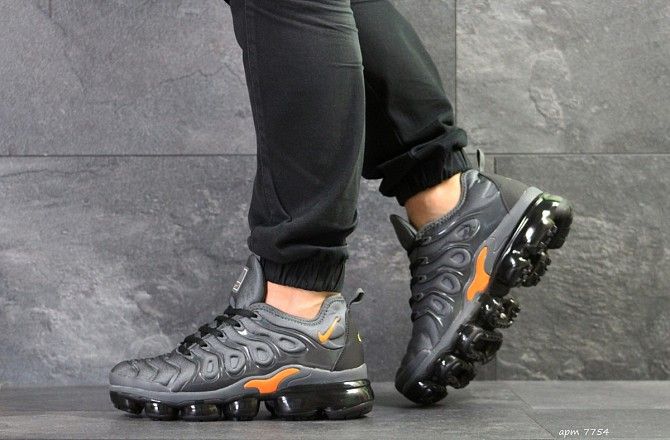 Мужские кроссовки серые Air Vapormax Plus 7754 Мелитополь - изображение 1