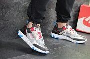 Мужские кроссовки серые с бежевым Undercover X React Element 87 7907 Мелитополь