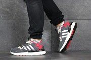Мужские кроссовки серые с красным Jogger Boost 8437 Мелитополь