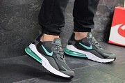 Мужские кроссовки серые с мятой Air Max 270 React 7708 Мелитополь