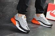 Мужские кроссовки серые с оранжевым Air Max 95 Max 270 7577 Мелитополь