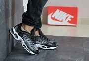Мужские кроссовки серые с черным Supreme 8262 Мелитополь