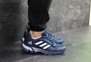 Мужские кроссовки синие с белым Adidas Fast Marathon 2.0 7416 Мелитополь