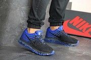 Мужские кроссовки синие с черным Nike Air Max 2017 8173 Мелитополь