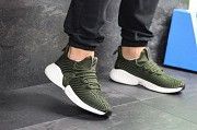 Мужские кроссовки темно зеленые Adidas 7562 Мелитополь