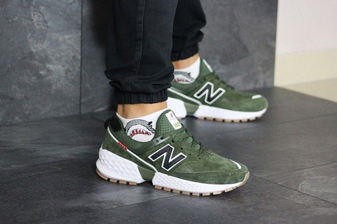 Мужские кроссовки темно зеленые New Balance 574 8410 Мелитополь - изображение 1